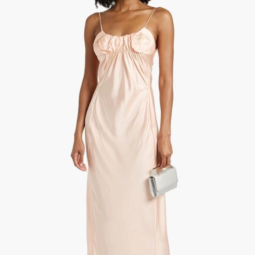Jil Sander Peach Maxi Dress